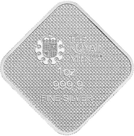 1 oz srebrna sztabka Bestie Królowej Completer 2025 – The Royal Mint, w folii ochronnej 1 oz srebrna sztabka Bestie Królowej Completer 2025 – The Royal Mint, w folii ochronnej