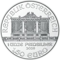 1 oz Filharmonicy Wiedeńscy Srebrna Moneta | 2026