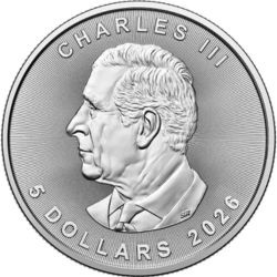 1 oz Liść Klonowy Srebrna Moneta | 2026