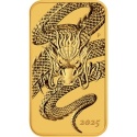 1 oz Smok 2025 prostokątna złota moneta Perth Mint w kapslu ochronnym – GoldInvest24