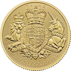 1 oz złota moneta The Royal Arms 2025 – czyste złoto 9999 1 oz złota moneta The Royal Arms 2025 – czyste złoto 9999