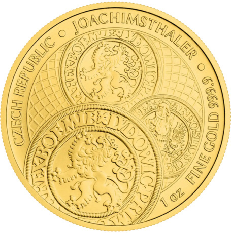 Złota moneta 1 oz Tolar 2024 wyprodukowana przez Mennicę Czeską Złota moneta 1 oz Tolar 2024 wyprodukowana przez Mennicę Czeską