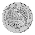 1 oz Tudor Beasts Pantera Królowej Platynowa Moneta 2025 zapakowana w kapsel ochronny – oferta Mennicy GoldInvest24