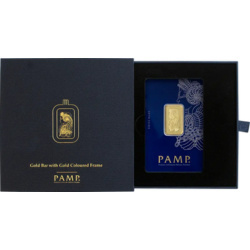 10g Złota Sztabka PAMP Fortuna z Ramką – sztabka złota 999.9 w certyfikowanym blistrze z ozdobną oprawą 10g Złota Sztabka PAMP Fortuna z Ramką – sztabka złota 999.9 w certyfikowanym blistrze z ozdobną oprawą
