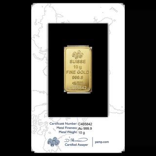 10g Złota Sztabka Róża | PAMP