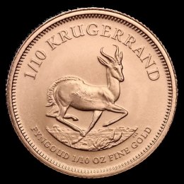 1/10 Uncji Krugerrand Złota Moneta | Mieszane Roczniki | Nieobiegowa