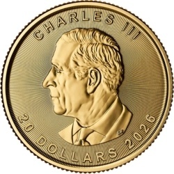 1/2 oz Liść Klonowy Złota Moneta | 2026