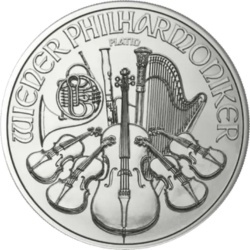 1/25 oz Filharmonicy Wiedeńscy Platynowa Moneta | 2025