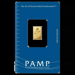 2.5g Złota Sztabka Róża | PAMP