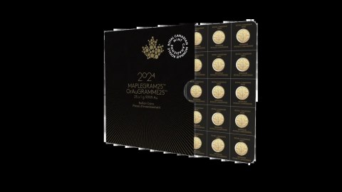25 x 1g Liść Klonowy MapleGram Złote Monety | 2024 25 x 1g Liść Klonowy MapleGram Złote Monety | 2024