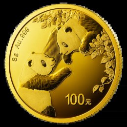 8g Chińska Panda Złota Moneta | Uszkodzona