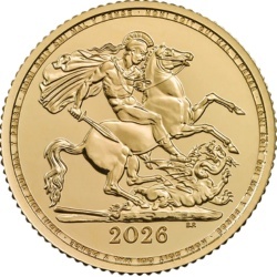 Pół Suwerena Karol III 2026 – złota moneta 3,66 g od Royal Mint