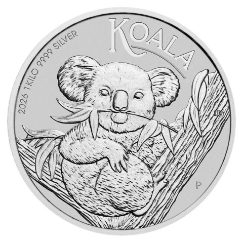 1 Kilogram Koala Srebrna Moneta | 2026