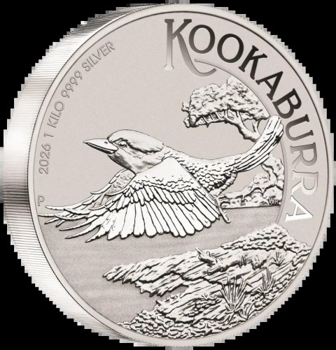1 Kilogram Kookaburra Srebrna Moneta | 2026