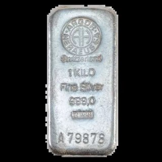 1 Kilogram Srebrna Sztabka | Argor-Heraeus