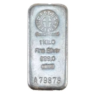 1 Kilogram Srebrna Sztabka | Argor-Heraeus