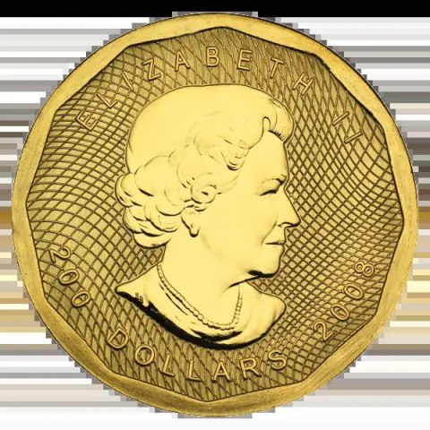 1 Uncja .99999 Liść Klonowy Złota Moneta