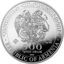 1 oz Arka Noego 2026 srebrna moneta w kapslu ochronnym – srebro 999 Armenia