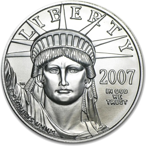 1 oz Amerykański Orzeł Platynowa Moneta Mieszane Roczniki