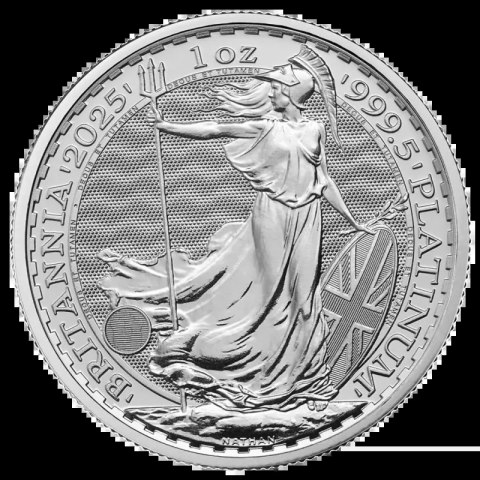 1 oz Britannia Karol III Platynowa Moneta | 2025