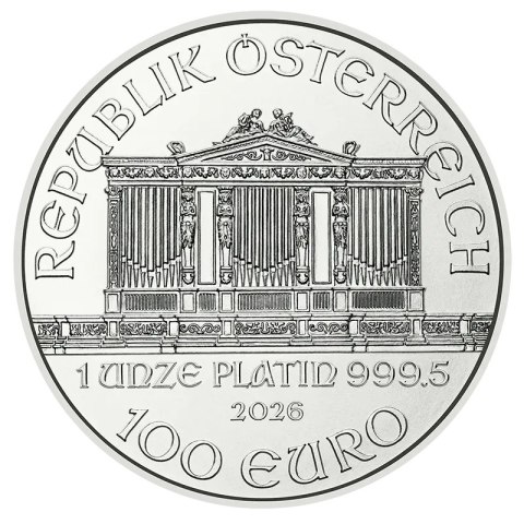 1 oz Filharmonicy Wiedeńscy Platynowa Moneta | 2026