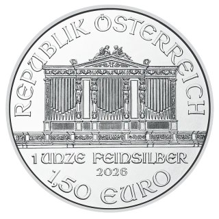 1 oz Filharmonicy Wiedeńscy Srebrna Moneta | 2026