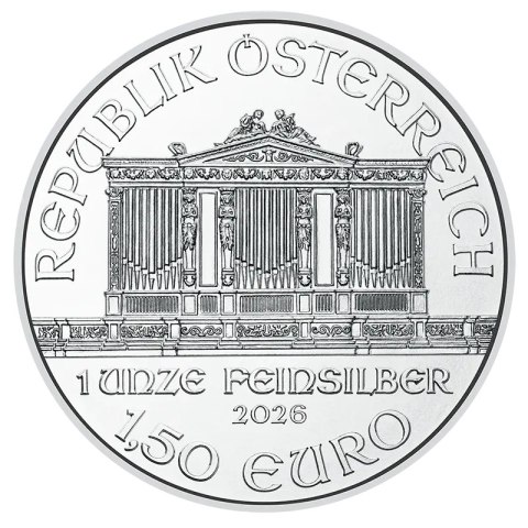 1 oz Filharmonicy Wiedeńscy Srebrna Moneta | 2026