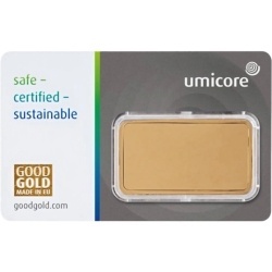 1 oz Gold Bar Umicore złota sztabka inwestycyjna 999,9 CertiPack