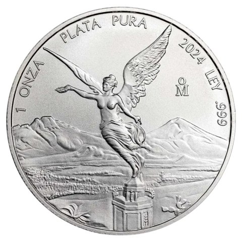1 oz Meksykański Libertad Srebrna Moneta | 2024 | Nieobiegowa