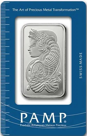 1 oz Srebrna Sztabka | PAMP | Lady Fortuna