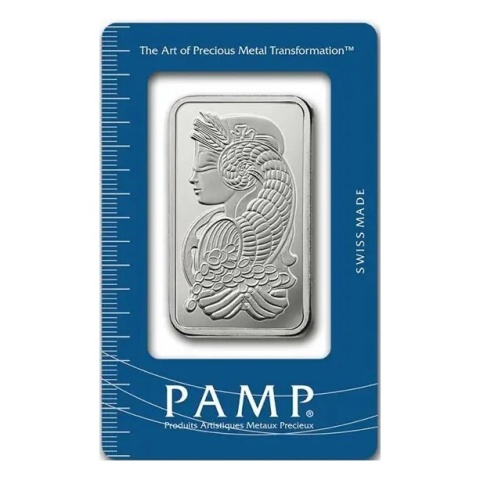 1 oz Srebrna Sztabka | PAMP | Lady Fortuna