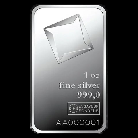 1 oz Srebrna Sztabka | Uszkodzona Pęcherzyna