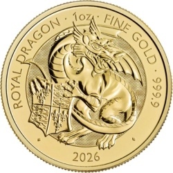 1 oz Tudor Beasts Royal Dragon Złota Moneta | 2026