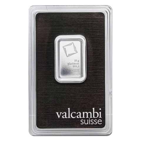 10 g Platynowa Sztabka Valcambi