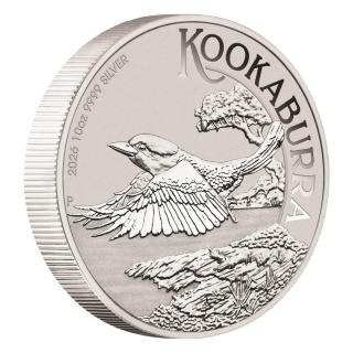 10 oz Kookaburra Srebrna Moneta | 2026