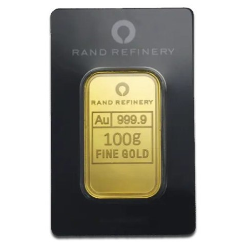 100g Słoń Afrykański Złota Sztabka | Rand Refinery