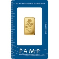 10g Złota Sztabka Róża | PAMP