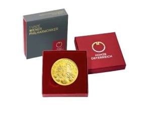 1/10 oz Vienna Philharmonic Case | Christmas Design