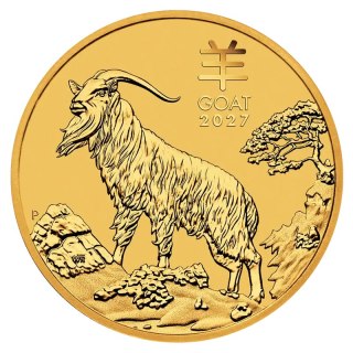 1/2 oz Lunar III Rok Koza Złota Moneta | 2027
