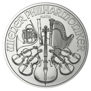 1/25 oz Filharmonicy Wiedeńscy Platynowa Moneta 2026