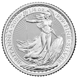 1/4 oz Britannia Karol III Srebrna Moneta | 2026