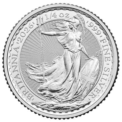 1/4 oz Britannia Karol III Srebrna Moneta | 2026