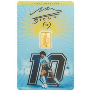1g Diego Maradona Złota Sztabka | PAMP