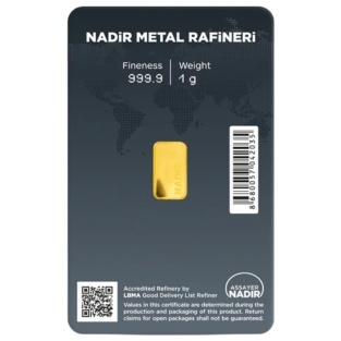 1g Sztabka złota | Nadir | LBMA