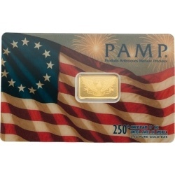 2,5 g Złota Sztabka | PAMP | 250th Anniversary Heraldic Bald Eagle
