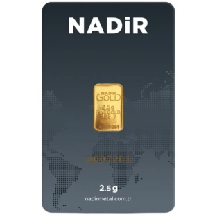 2.5g Sztabka złota | Nadir | LBMA