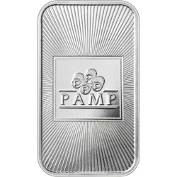 20 x 1 oz srebrne sztabki PAMP Suisse 999 w tubie