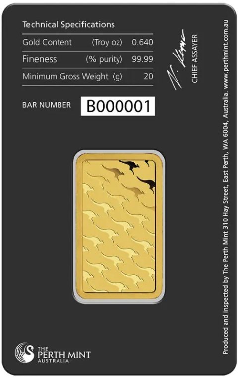 20g Złota Sztabka | Perth Mint