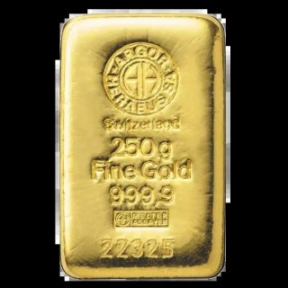 Sztabka złota 250g — lekko uszkodzona