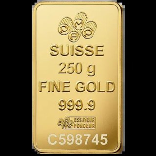 250 g Złota Sztabka Fortuna | PAMP Suisse